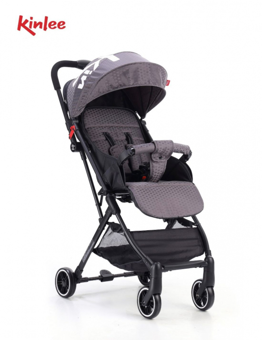 Carucior Sport, Pliabil Troller, Spatar Reglabil - Gri Bej [1]