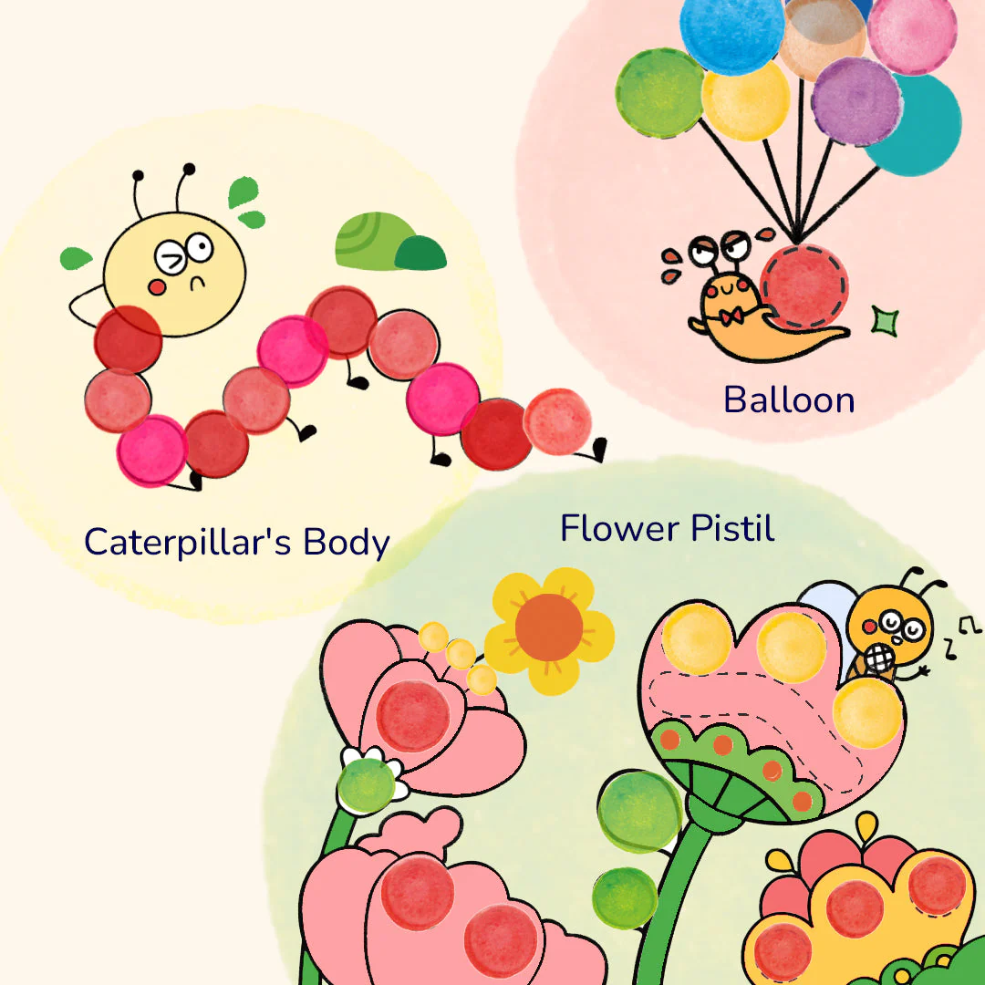 Carte de Colorat pentru Copii Taramul Magic,19 Pagini [3]