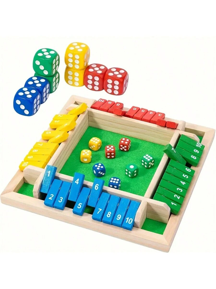 Joc de Societate din Lemn Shut the Box [3]