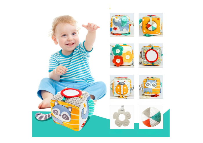 Cub Senzorial Moale pentru Bebe, 8 Activitati [1]