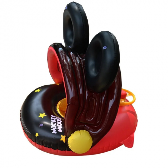 Barcuta Gonflabila cu Parasolar detasabil si reglabil, model Mickey Mouse [2]
