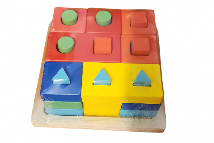 Forme Geometrice Colorate pentru Potrivit pe Coloane [2]