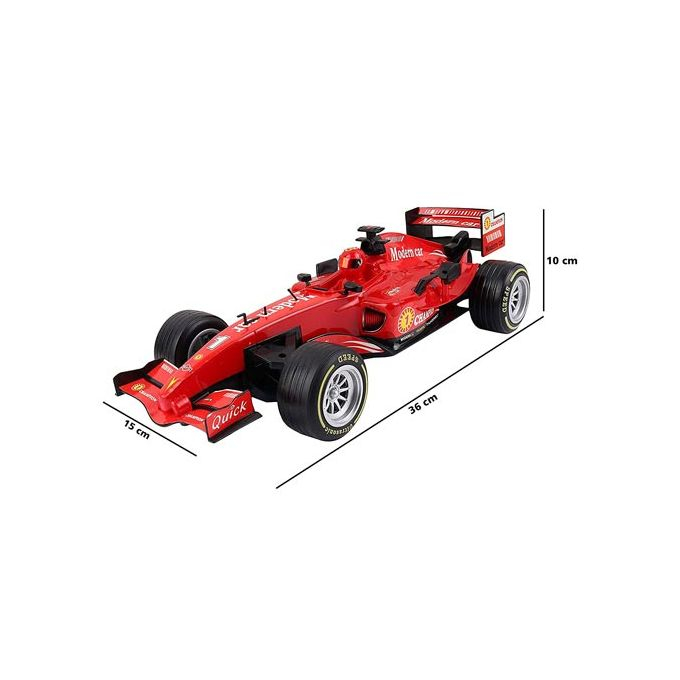Masina Formula 1 cu Telecomanda, Viteza 14 km/h, 36 cm, Rosu [4]