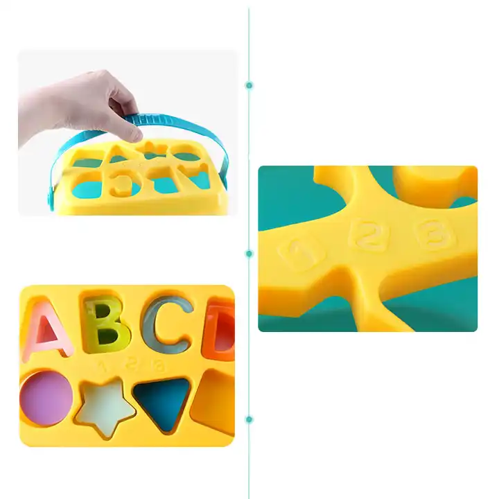 Jucarie Sortator pentru Copii, Galetusa cu Litere si Forme Geometrice [4]