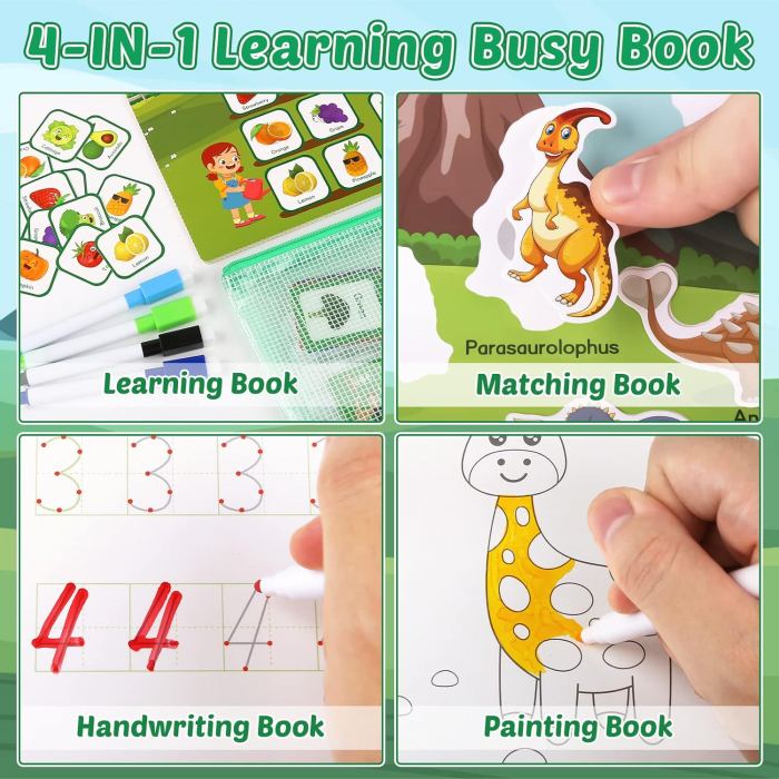 Carte Educativa Busy Book pentru Prescolari [6]