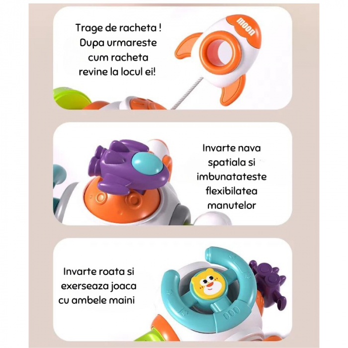 Cub interactiv cu 6 activitati - model racheta [2]