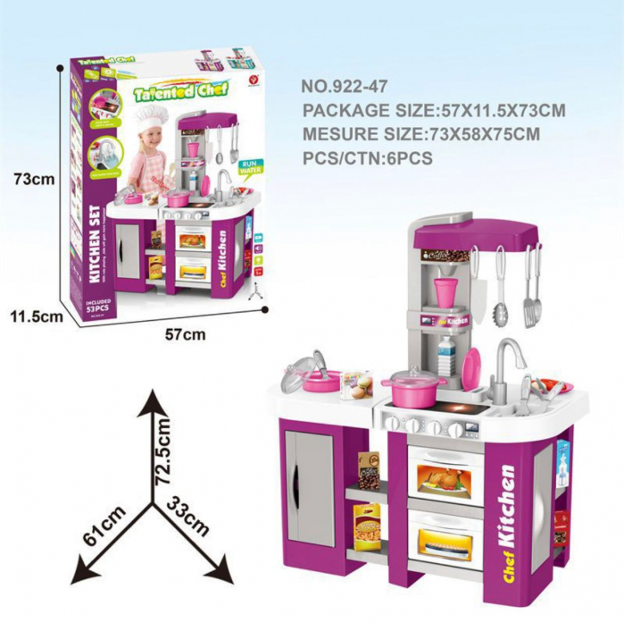 Joc de Rol Micul Bucatar, Set cu 53 de Accesorii [5]