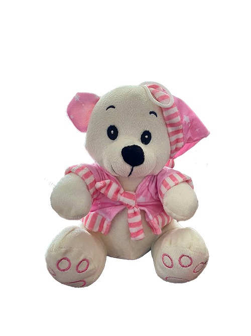 Jucarie de Plus Roz, Ursulet Somnoros, 20 cm [1]