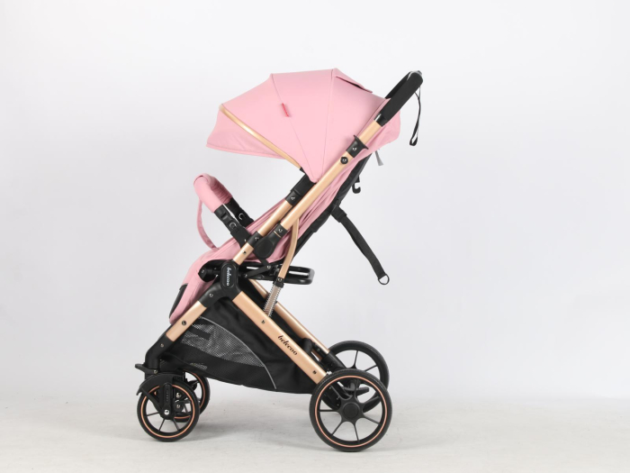Carucior Sport Tip Troller Pliabil, Maner Reversibil, Spatar Reglabil ROZ BOMBON [8]