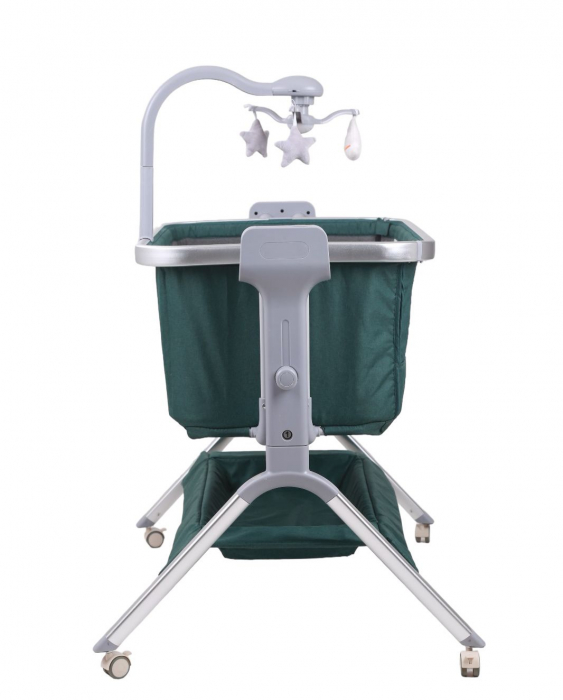 Patut Electric, Pliabil, Reglabil pe Inaltime - Verde [3]