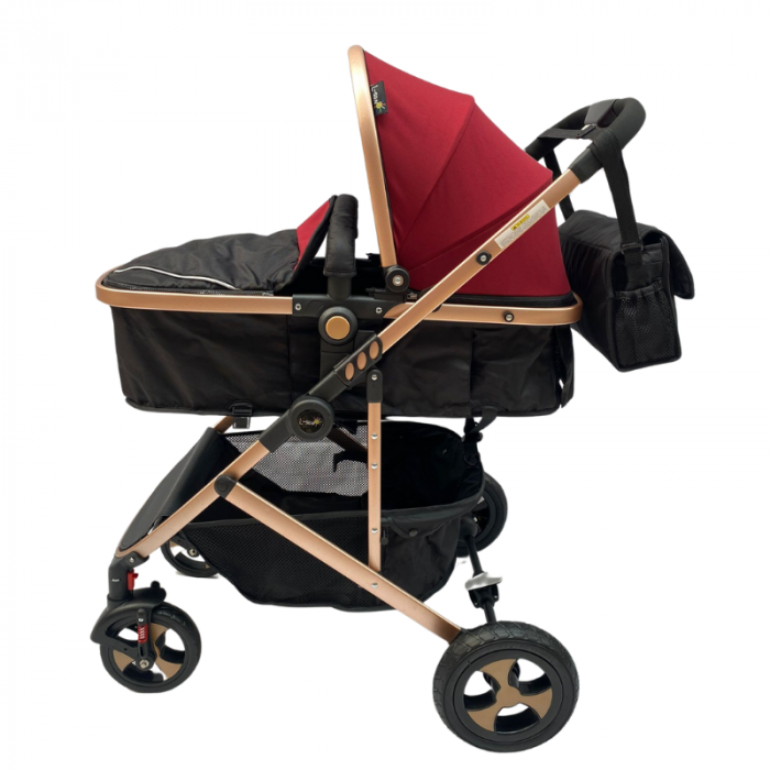 Carucior copii 2 in 1 - Model Rosu [3]