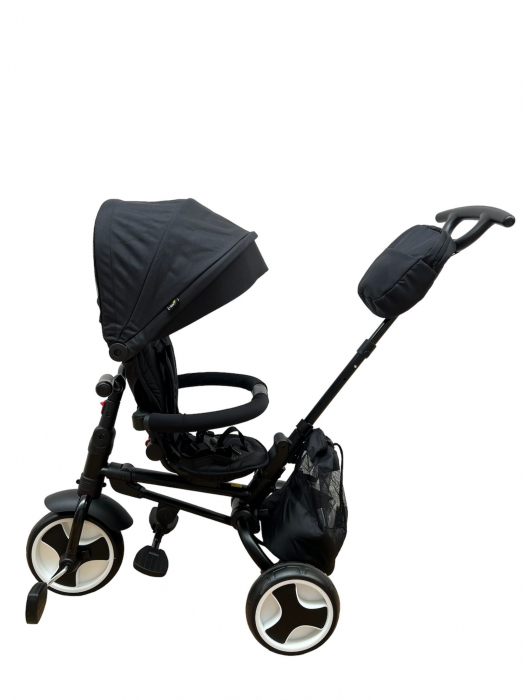 Tricicleta Pliabila pentru Copii, Reversibila, Spatar Reglabil -  L-Sun Negru [4]