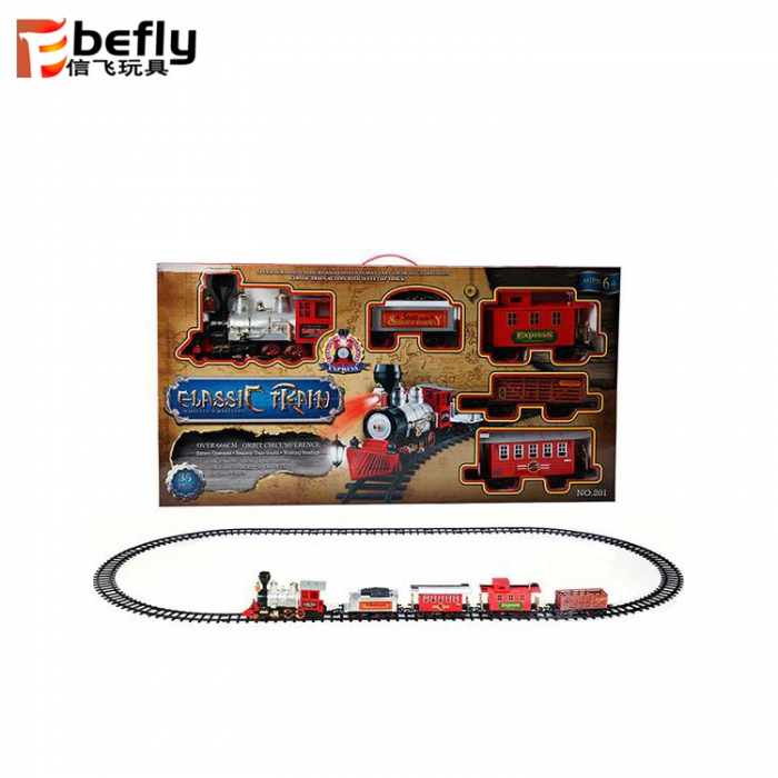 Tren Electric pentru Copii, cu Sunete si Lumini, 24 de Piese [6]