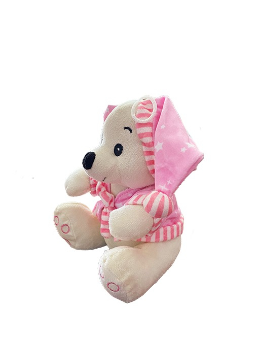 Jucarie de Plus Roz, Ursulet Somnoros, 20 cm [2]