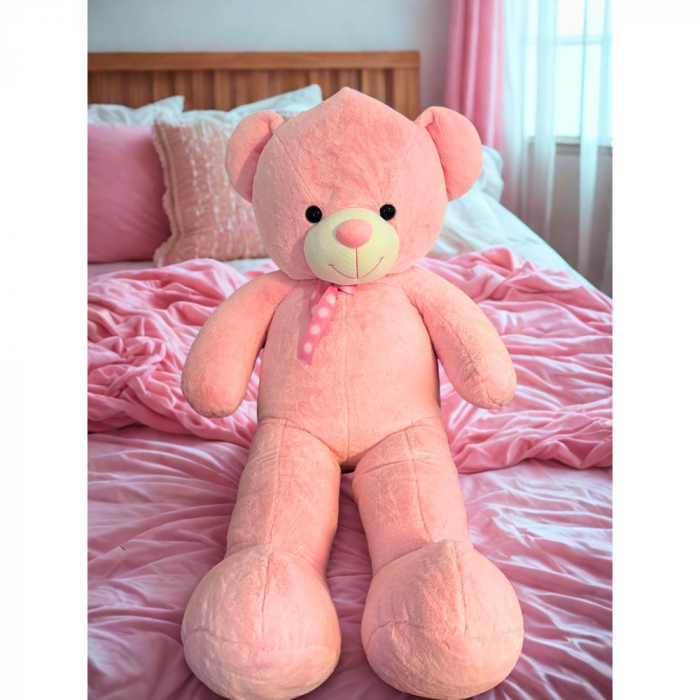 Urs de Plus Gigant 140 cm Teddy Pinky – Cadoul Perfect Pentru cei Dragi [1]