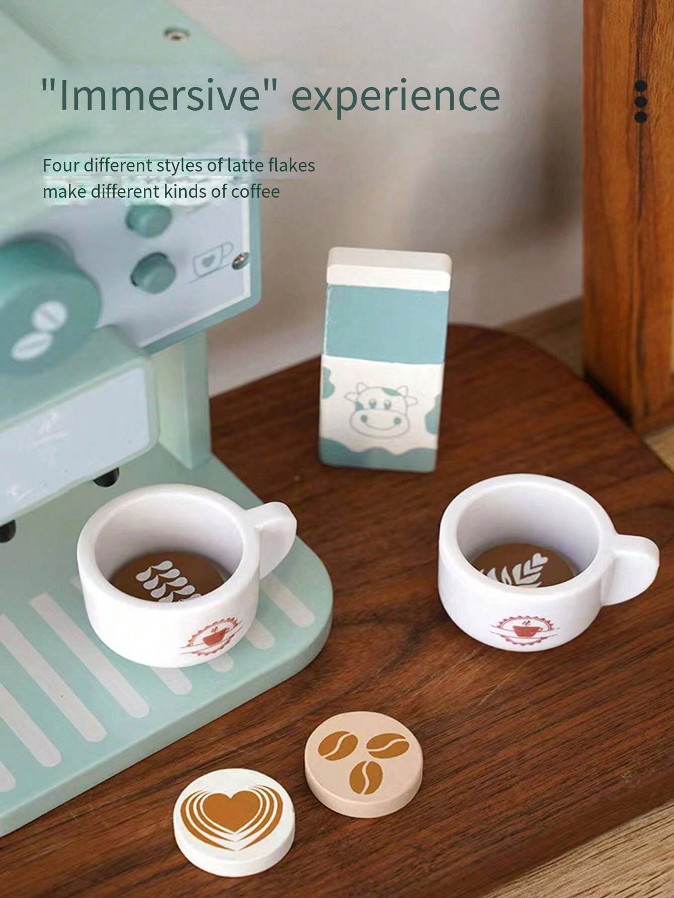 Joc de Rol din Lemn, Cafetiera din Lemn cu Accesorii [8]