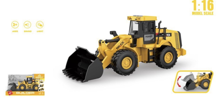 Mainuta de Constructie cu Brat Mobil, Lumini si Sunete, Scara 1:16 [2]