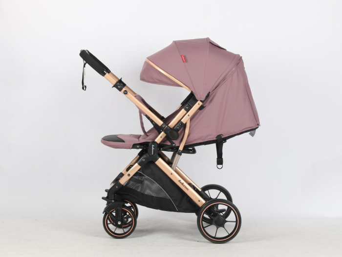 Carucior Sport Tip Troller Pliabil, Maner Reversibil, Spatar Reglabil, ROZ PUDRA [7]