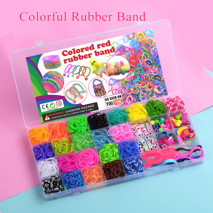 Set DIY cu Bratari, Elastice Multicolore si Accesorii [2]