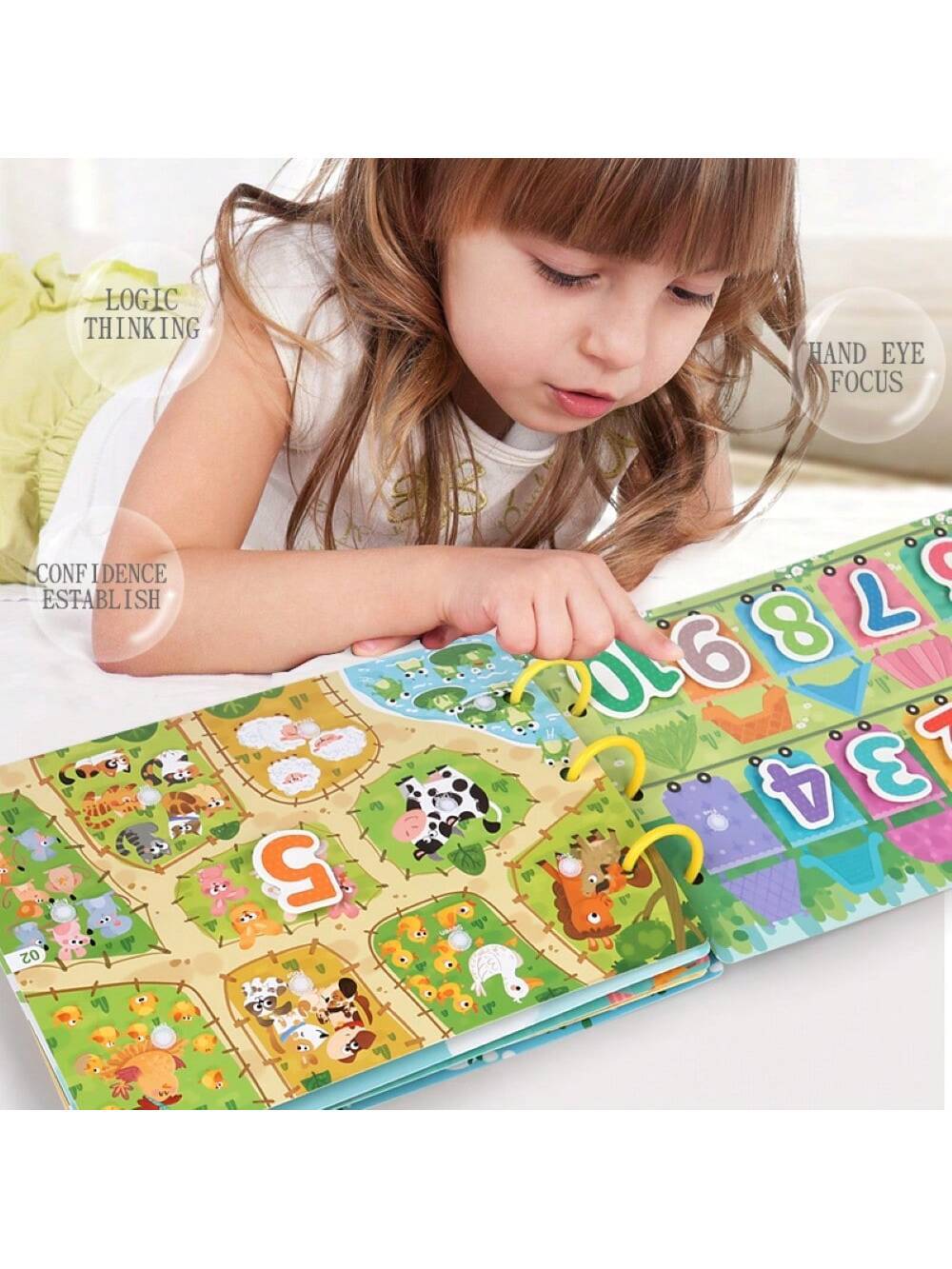 Carte Educativa pentru Copii, Busy Book Invatam Numerele [2]