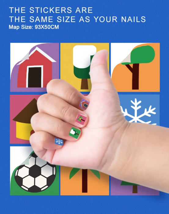 Joc Educativ cu Stickere, Harta Lumii [4]