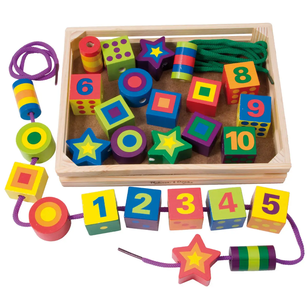 Joc din Lemn Montessori de Snuruit, 27 de piese [1]