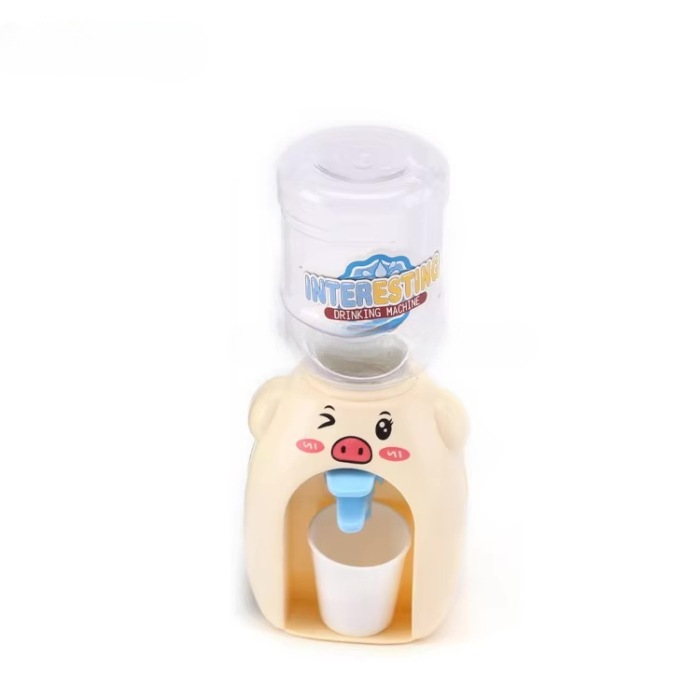 Set Frigider si Dozator de Apa pentru Copii, Crem/Albastru [2]