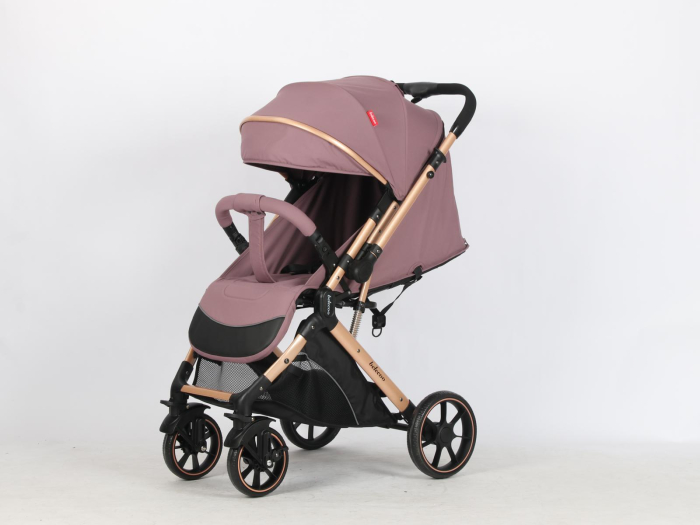 Carucior Sport Tip Troller Pliabil, Maner Reversibil, Spatar Reglabil, ROZ PUDRA [3]