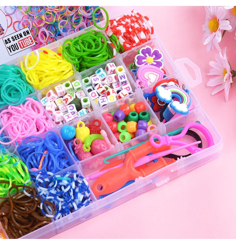 Set DIY cu Bratari, Elastice Multicolore si Accesorii [9]