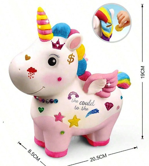 Pusculita DIY in Forma de Unicorn [3]