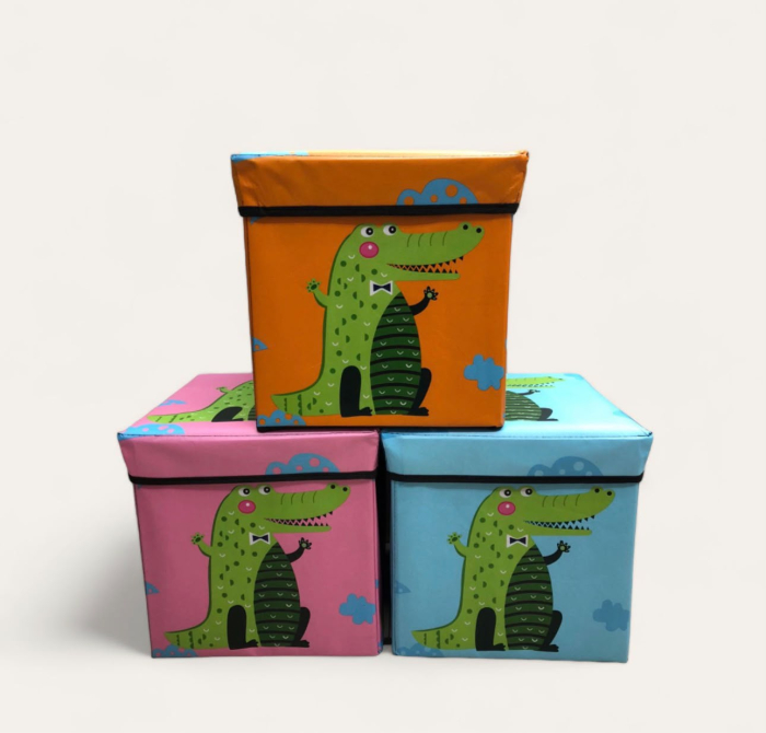 Cutie de Depozitare Pliabila pentru Jucarii, Model Crocodil [2]