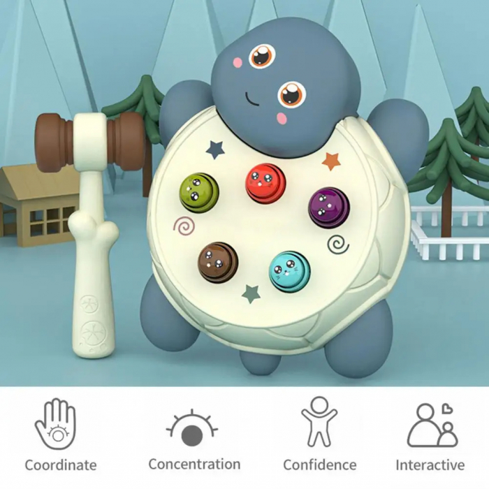 Joc Interactiv de Motricitate cu Ciocanel Whack-a-Mole [6]