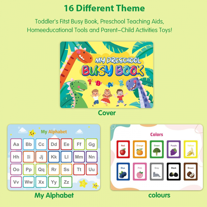 Carte Educativa Busy Book pentru Prescolari [5]