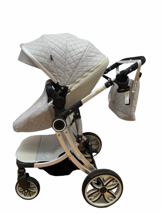 Carucior multifunctional 2 in 1, Gri – Confort si Siguranta [6]