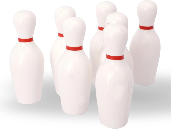 Joc Bowling de Masa pentru Copii cu Tabela Electronica, Lumini, Sunete si Lansator cu Arc [6]