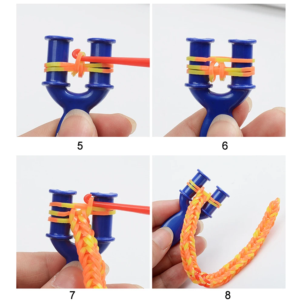 Set DIY cu Bratari, Elastice Multicolore si Accesorii [6]
