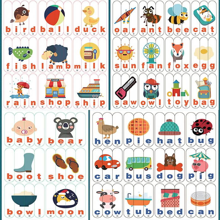 Puzzle Formeaza Cuvinte in Limba Engleza pentru Copii [2]