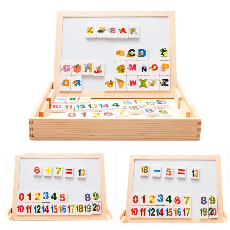 Tablita 2 in 1 - Litere, Semne Matematice, Cifre, Desen [3]