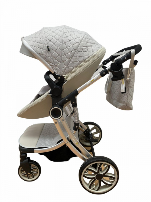 Carucior multifunctional 2 in 1, Gri – Confort si Siguranta [2]