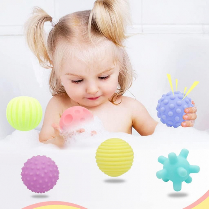 Set 6 mingiute de baie, senzoriale pentru bebelusi [2]