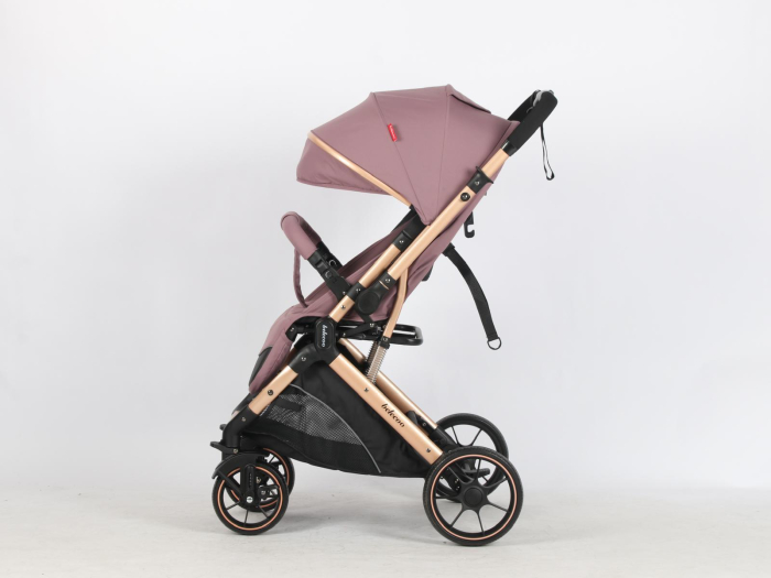 Carucior Sport Tip Troller Pliabil, Maner Reversibil, Spatar Reglabil, ROZ PUDRA [9]