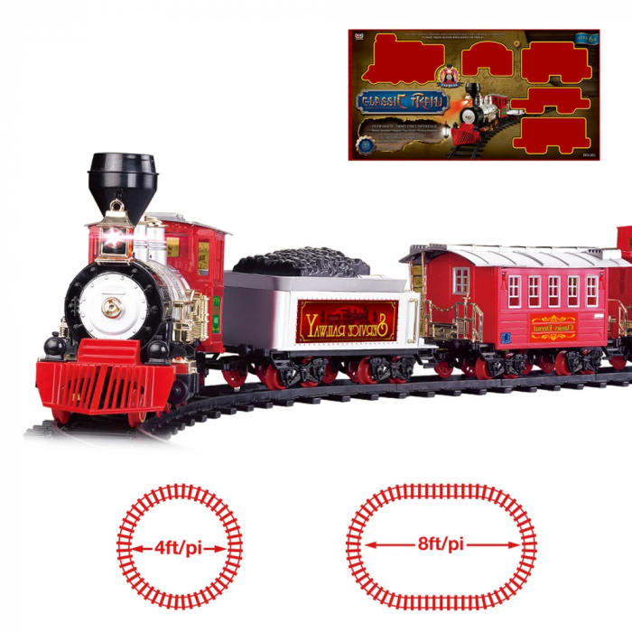 Tren Electric pentru Copii, cu Sunete si Lumini, 24 de Piese [3]