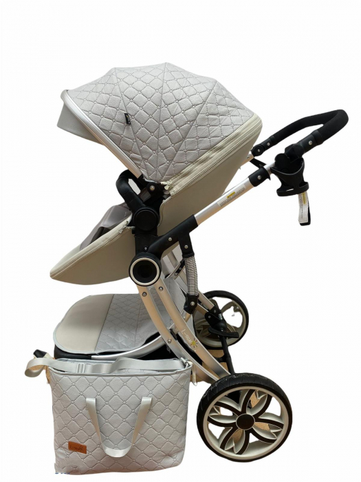 Carucior multifunctional 2 in 1, Gri – Confort si Siguranta [3]