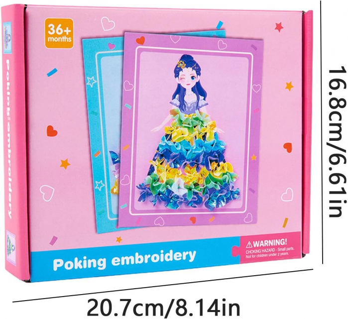 Joc Educativ si Creativ, Broderie pe Rochita Printesei [3]