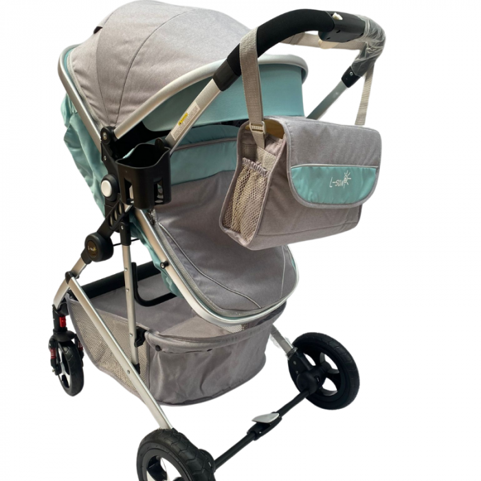 Carucior copii 2 in 1 - Model Verde [3]