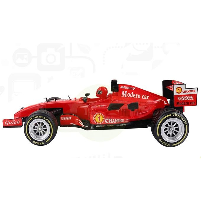 Masina Formula 1 cu Telecomanda, Viteza 14 km/h, 36 cm, Rosu [2]