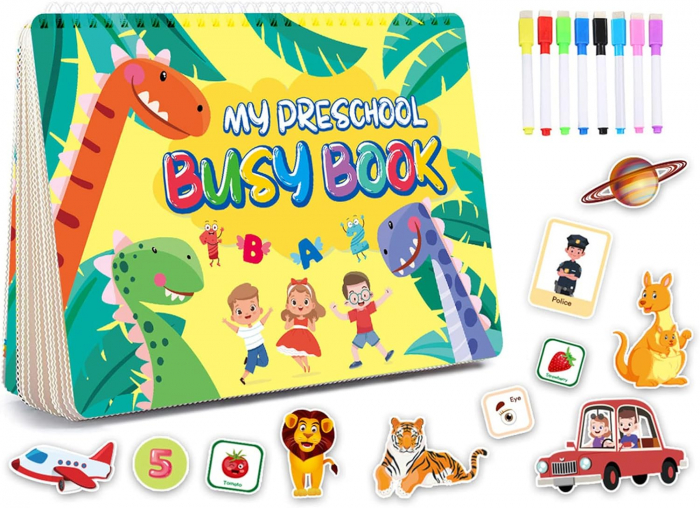 Carte Educativa Busy Book pentru Prescolari [2]