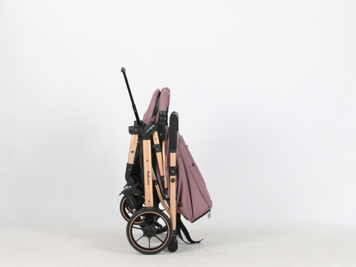 Carucior Sport Tip Troller Pliabil, Maner Reversibil, Spatar Reglabil, ROZ PUDRA [8]