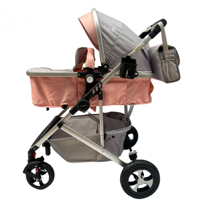 Carucior copii 2 in 1 - Model Roz [2]