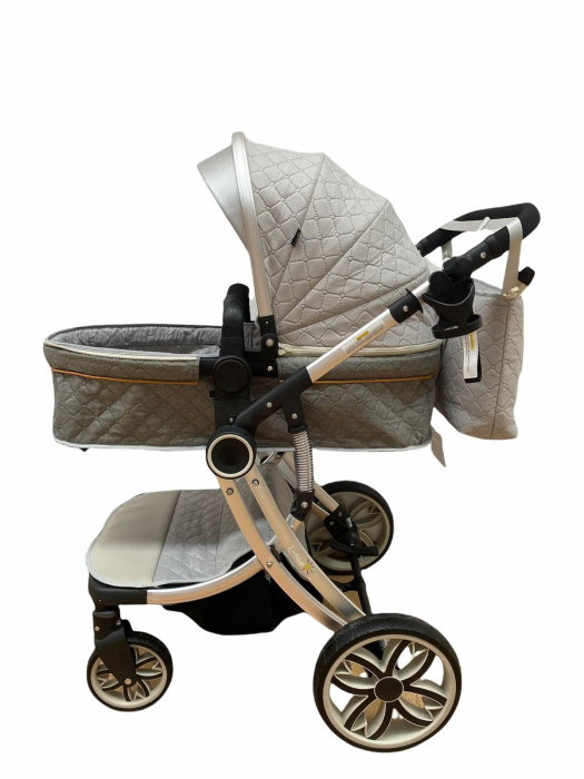 Carucior multifunctional 2 in 1, Gri – Confort si Siguranta [5]
